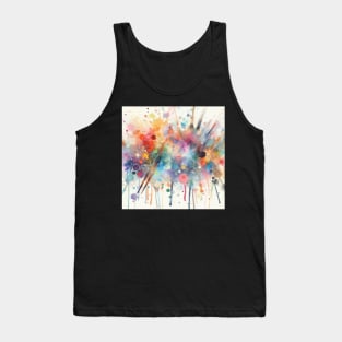 Psychedelic looking abstract illustration Tank Top